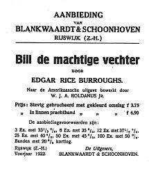 Aanbieding Bill de Machtige vechter