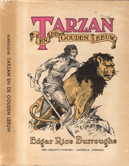 stofomslag Tarzan en
          de Gouden Leeuw