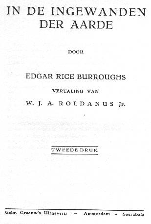 In de Ingewanden der Aarde titelblad