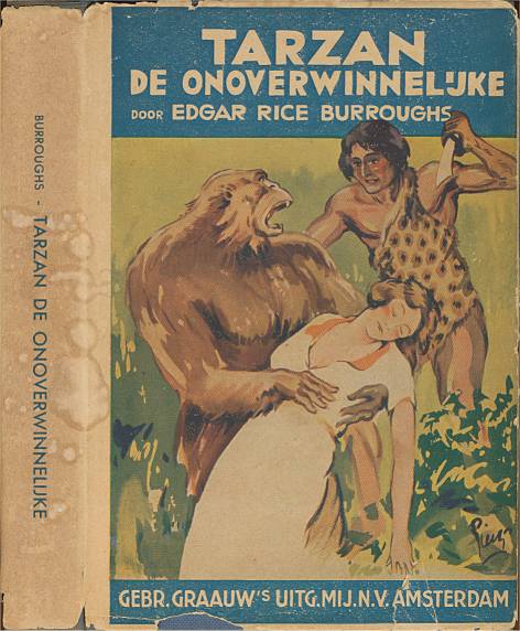 Stofomslag Tarzan de Onoverwinnelijke