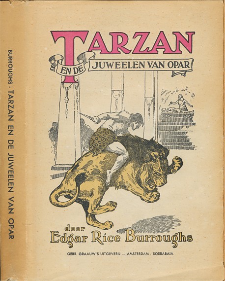 stofomslag Tarzan en de
          Juwelen van Opar