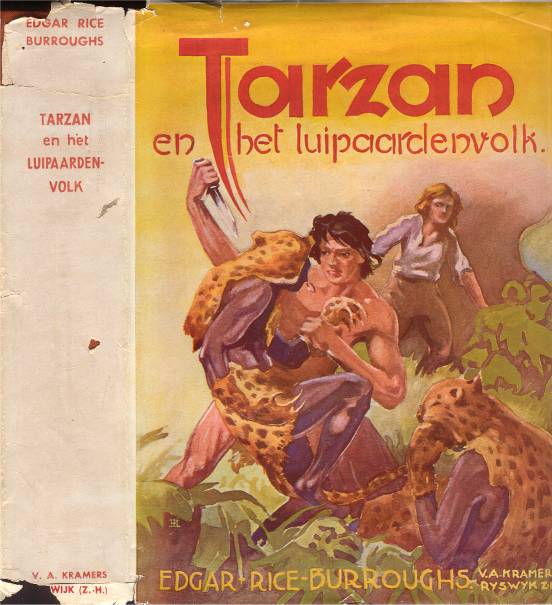 stofomslag Tarzan en
het Luipaardenvolk