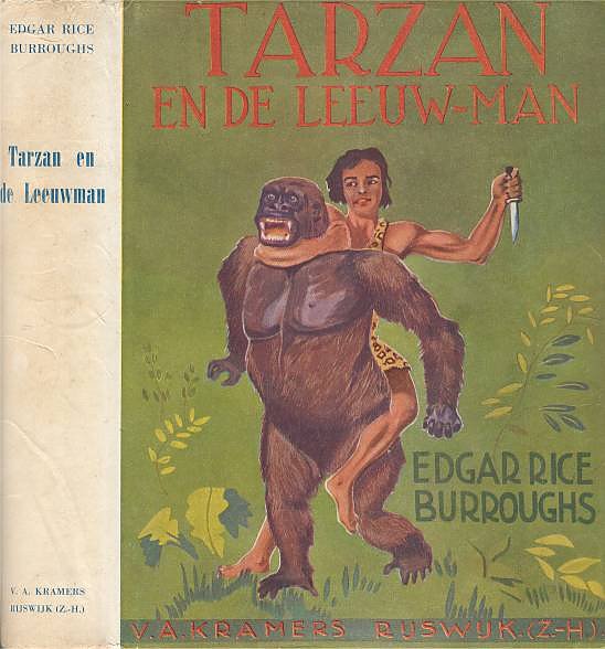 stofomslag Tarzan en de leeuwman