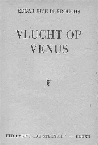 Titelblad Vlucht op Venus