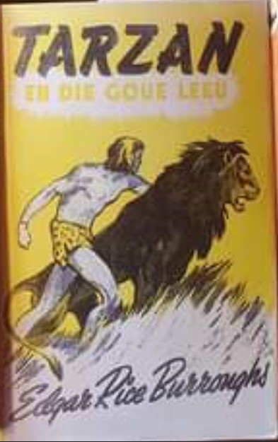 Tarzan en die Goue Leeu
          stofomslag