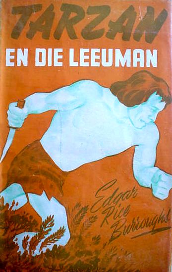 Stofomslag Tarzan en die Leeuman