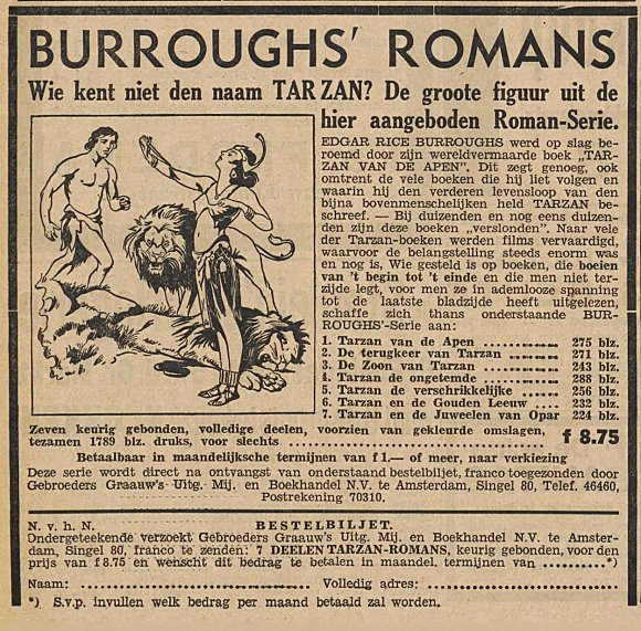 advertentie 30 november 1936