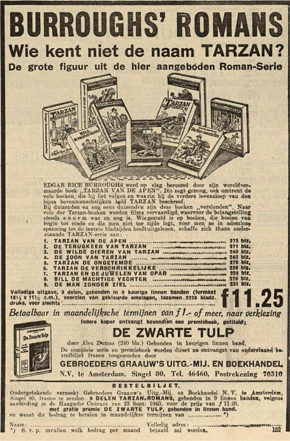 advertentie 23 september
                    1940