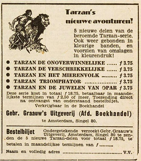 advertentie van 24 januari
1949
