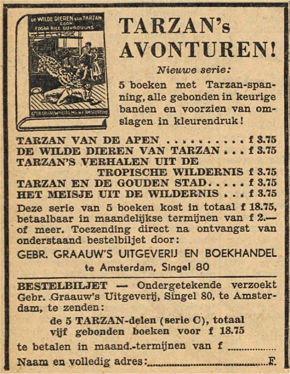 advertentie 8 maart 1954